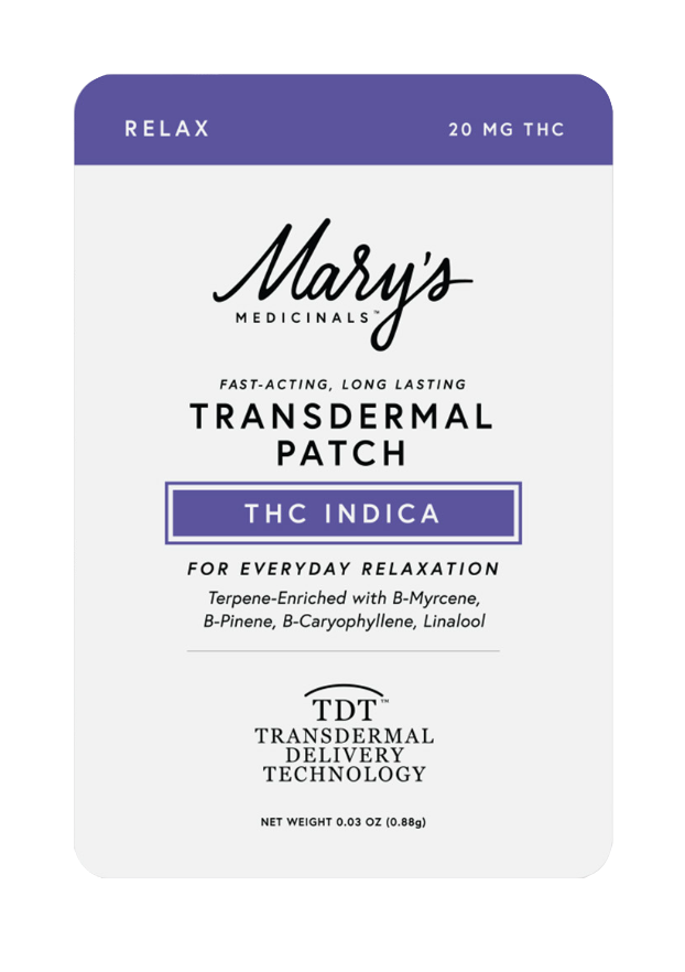 Photograph of product: Mary's Medicinal Transdermal Oui'd Patch | Relax | 20mg TH-oui