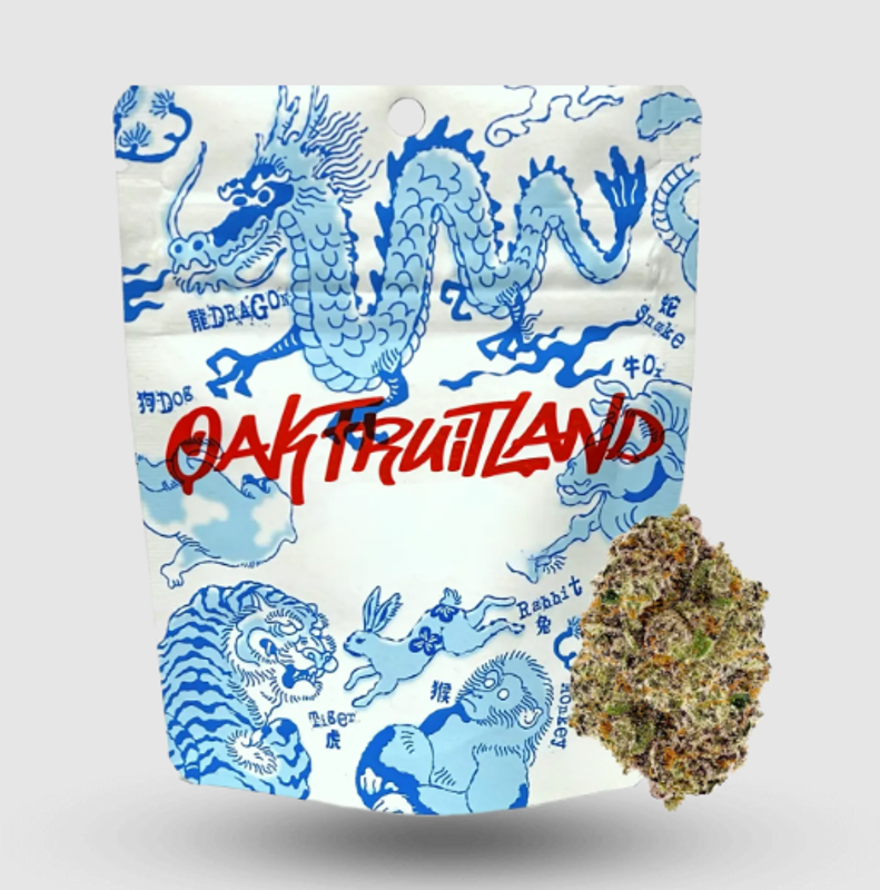 Photograph of product: Lucky Dragon 3.5g Bag - Oakfruitland