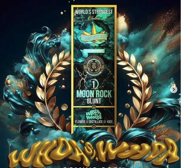 Photograph of product: Presidential | Whoa Si Whoa Moon Rock Blunt | 1.5g