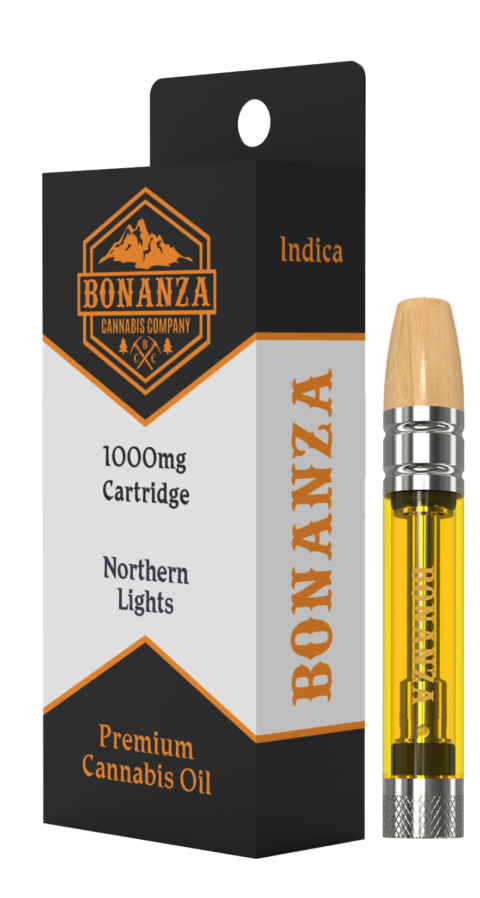 Photograph of product: Bonanza - Distillate Cartridge - Northern Lights (I) (1.0g)