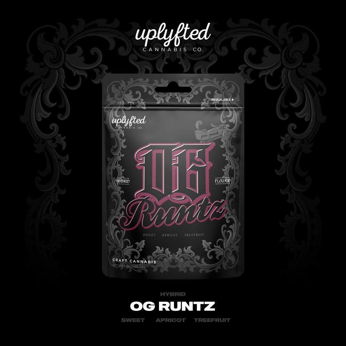 Photograph of product: UPLYFTED | OG RUNTZ - PREPACK HYBRID - 3.5g