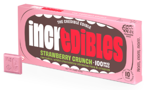 Photograph of product: STRAWBERRY CRUNCH CHOCOLATE BAR | | 100MG