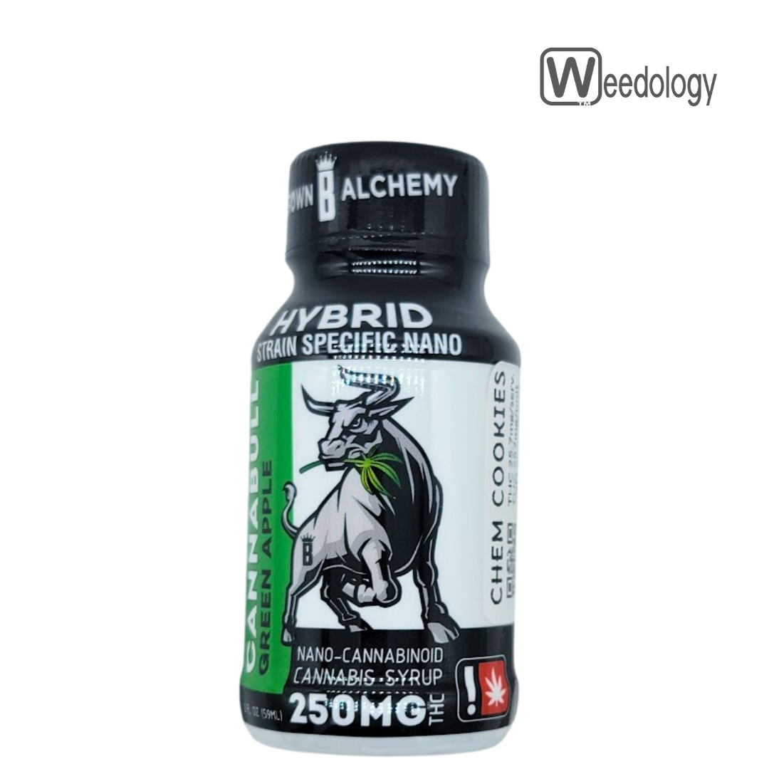 Photograph of product: Cannabull 2oz GREEN APPLE 250mg Tincture