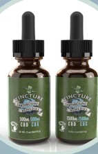 Photograph of product: 1:1 500mgCBD:500mgCBG Tincture by Earthbound Remedies