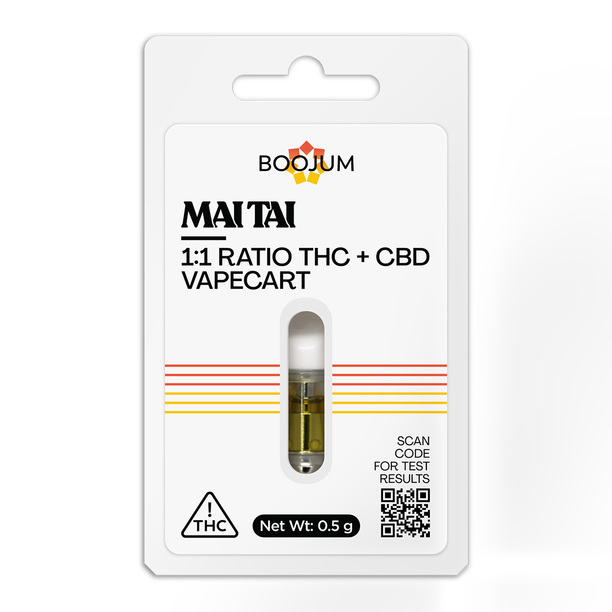 Photograph of product: Mai Tai Ratio Cartridge | 1:1 TH-oui:CBD