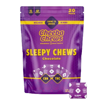 Photograph of product: Wax Wrapped Chocolate Sleepy Taffy - 20pk/100mg