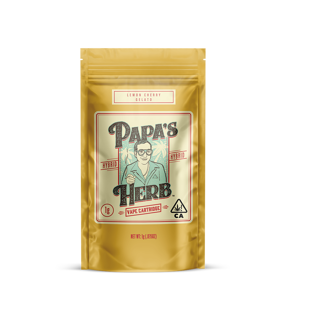 Photograph of product: Papa's Herb | 510 | Lemon Cherry Gelato | 1g | 94.35% TAC