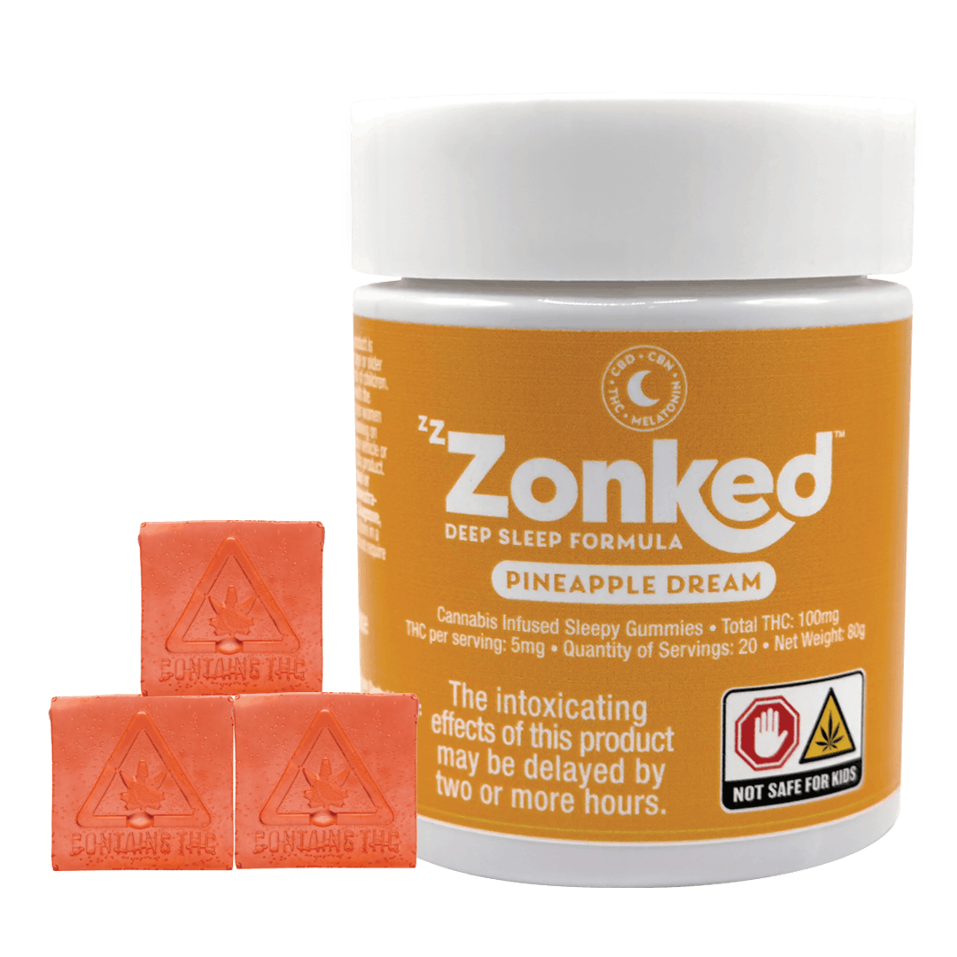 Photograph of product: Pineapple Dream I 5mg I 20 Pack I Zzzonked