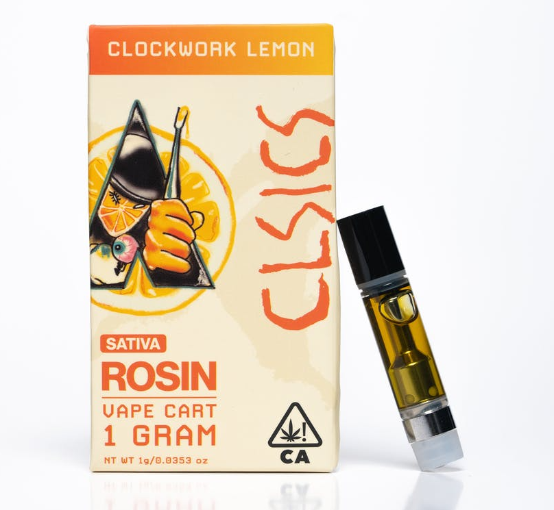 Photograph of product: Clockwork Lemon Live Rosin Cartridge [S]