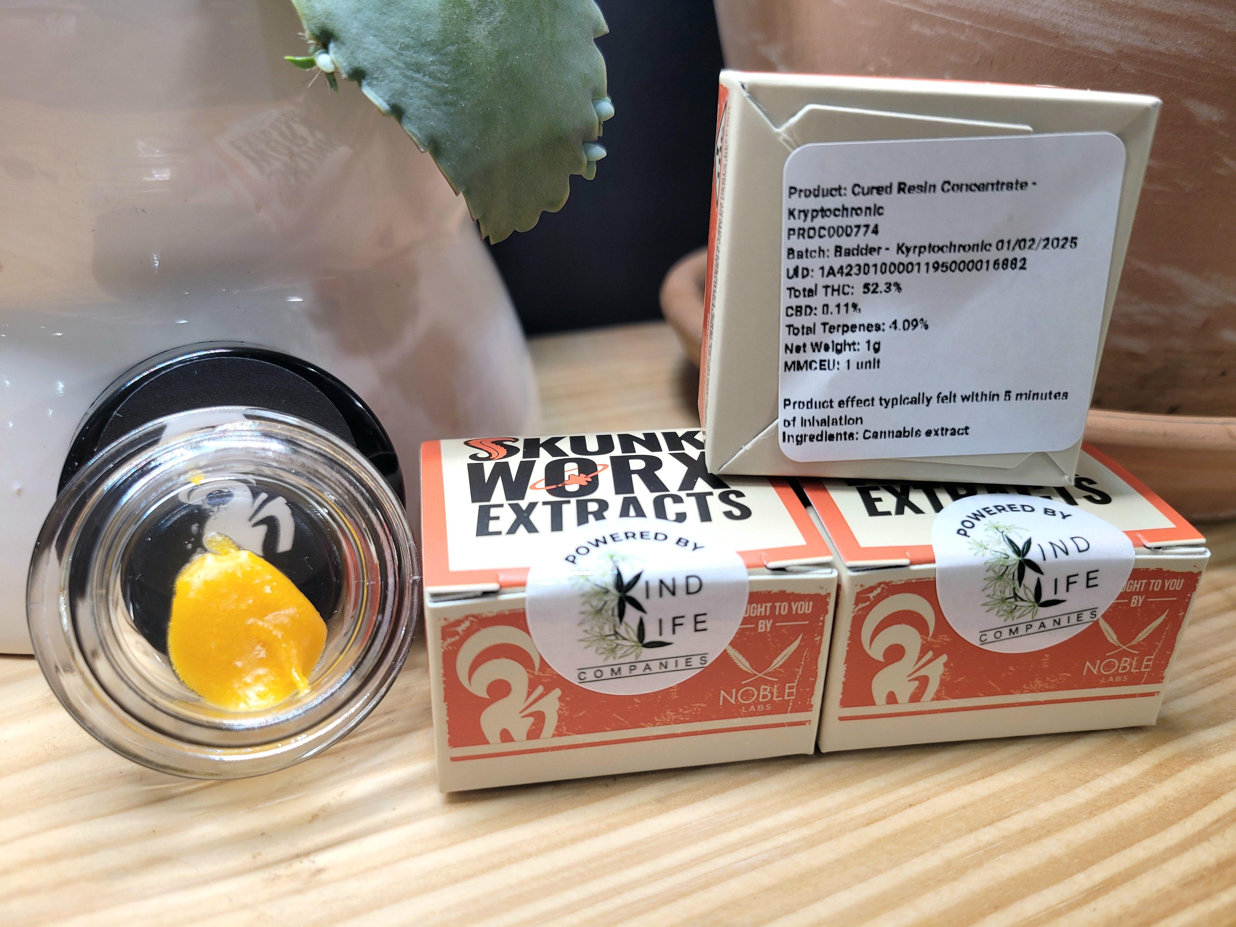 Photograph of product: Kryptochronic | Cured Resin