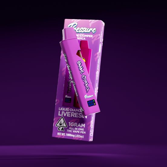 Photograph of product: Grape Stomper AIO Vape - 