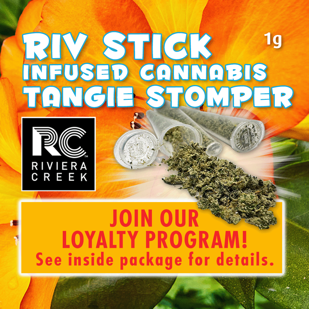 Photograph of product: Tangie Stomper Riv Stick Infused Oui'd Blend (1g)