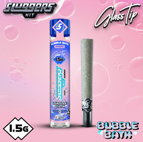 Photograph of product: Sluggers Bubble Bath 1.5g Infused Preroll