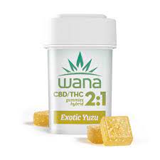 Photograph of product: Wana Sour Gummies Exotic Yuzu (2:1) 100mg