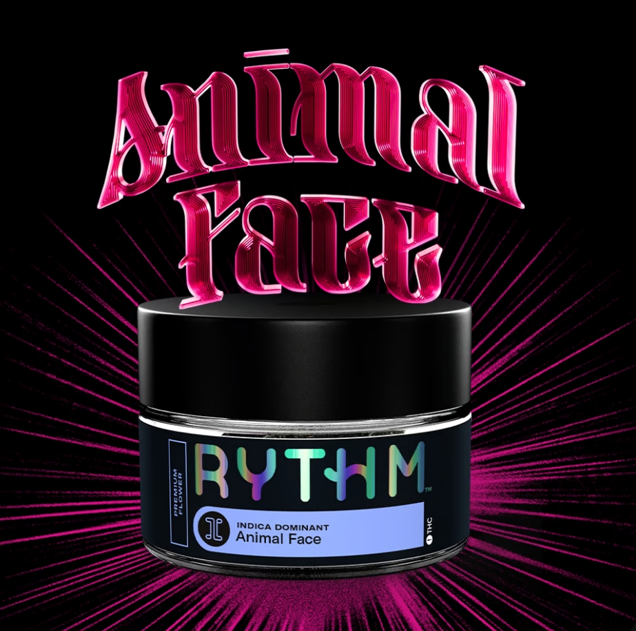 Photograph of product: RYTHM | Animal Face | Premium Flower | 3.5g