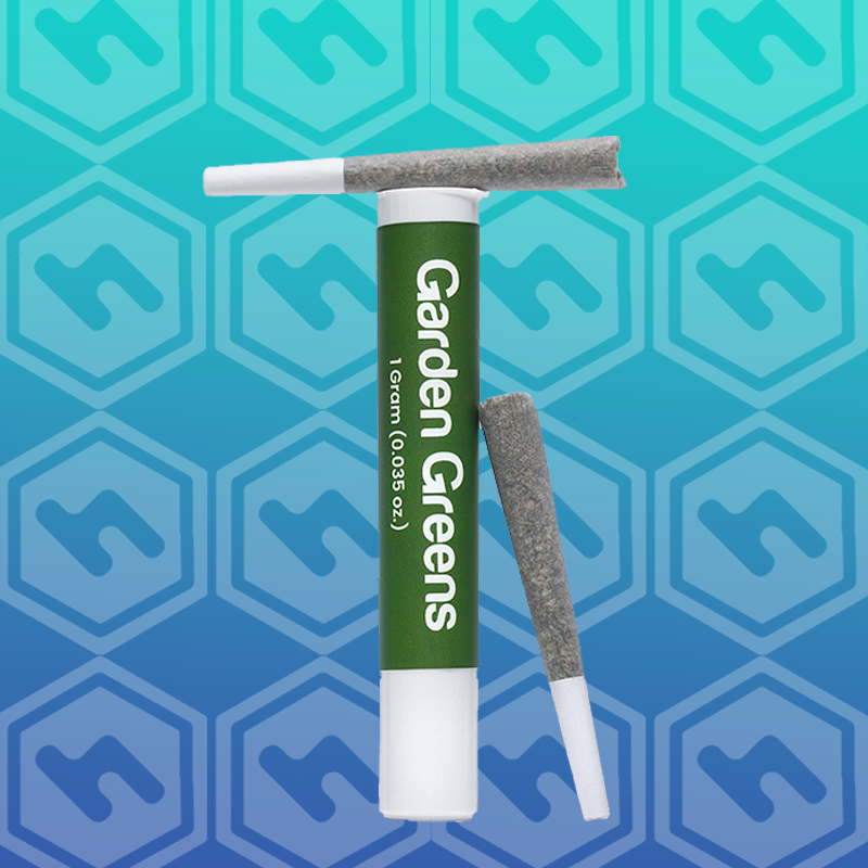 Photograph of product: Garden Greens | Yemaya Y| Pre-Roll 2 Pack | 1g