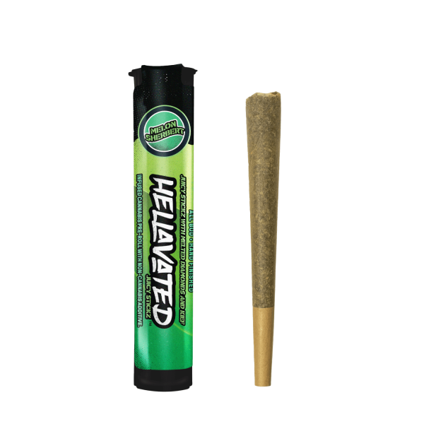 Photograph of product: Melon Sherbert | Juicy Stickz | Infused Pre-Roll 1pk | 0.75g