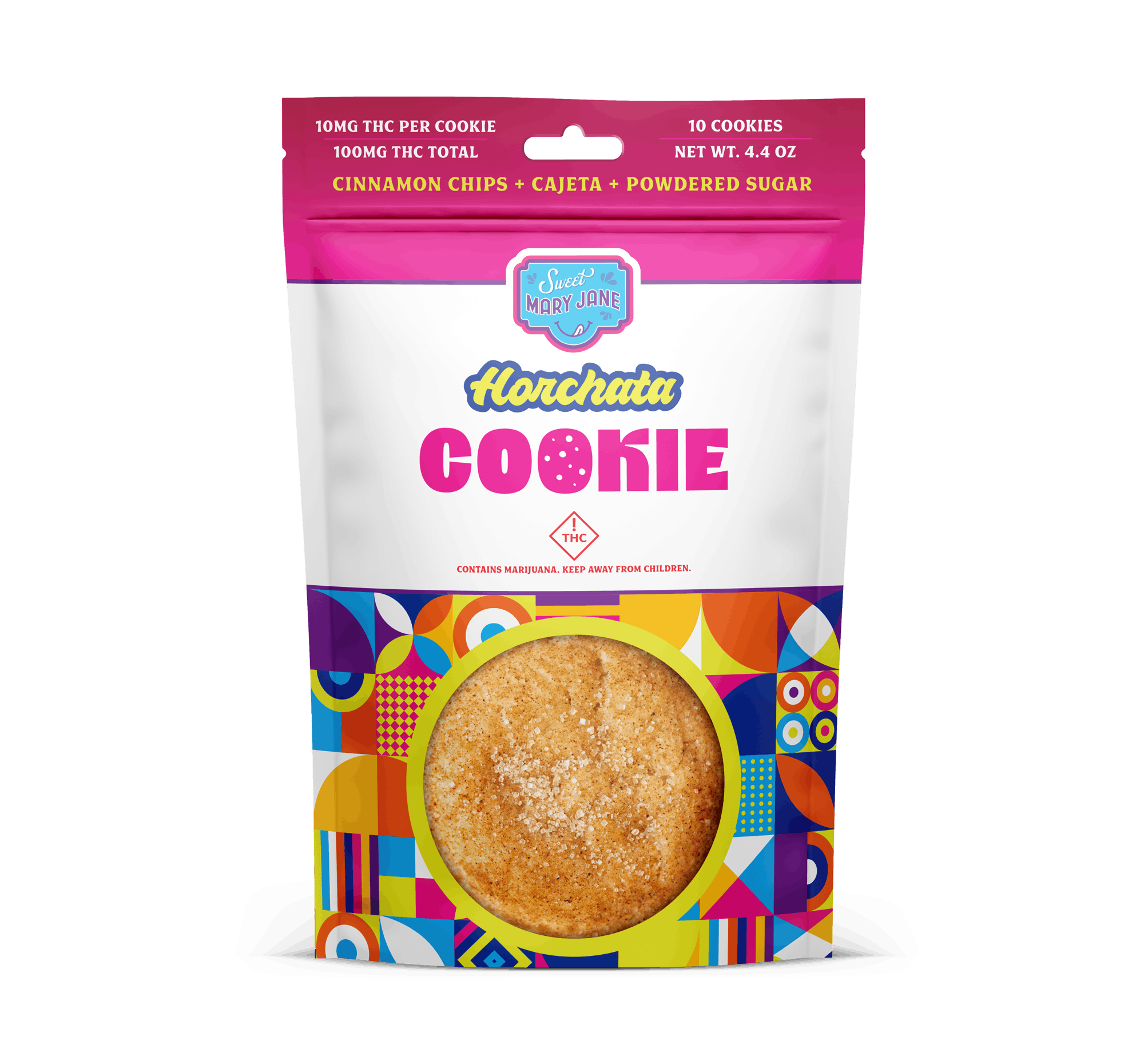 Photograph of product: Sweet Mary Jane - Horchata Cookies 100mg - Tax Included