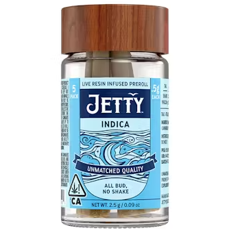 Photograph of product: Jetty Fatso X Fatso Live Resin Pre-Rolls (5pk)