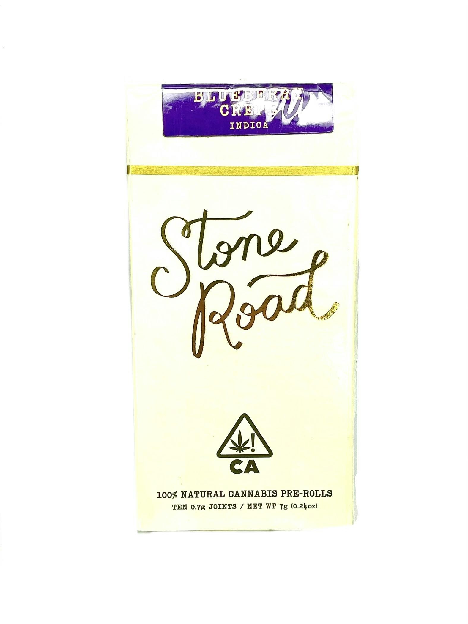 Photograph of product: STONE ROAD - Blueberry Crepe - 10pk x 0.7g = 7g! BUY 2 GET A PREROLL!