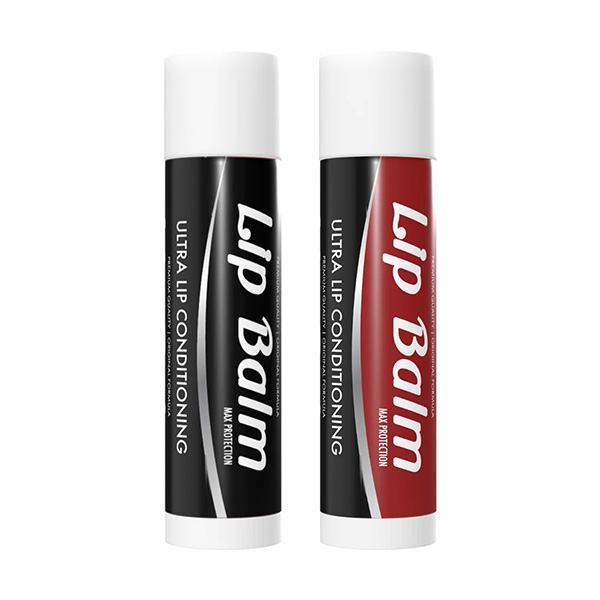 Photograph of product: SMYLE Labs - Lip Balm 400mAh 510 Thread Battery and Storage - Black and Red