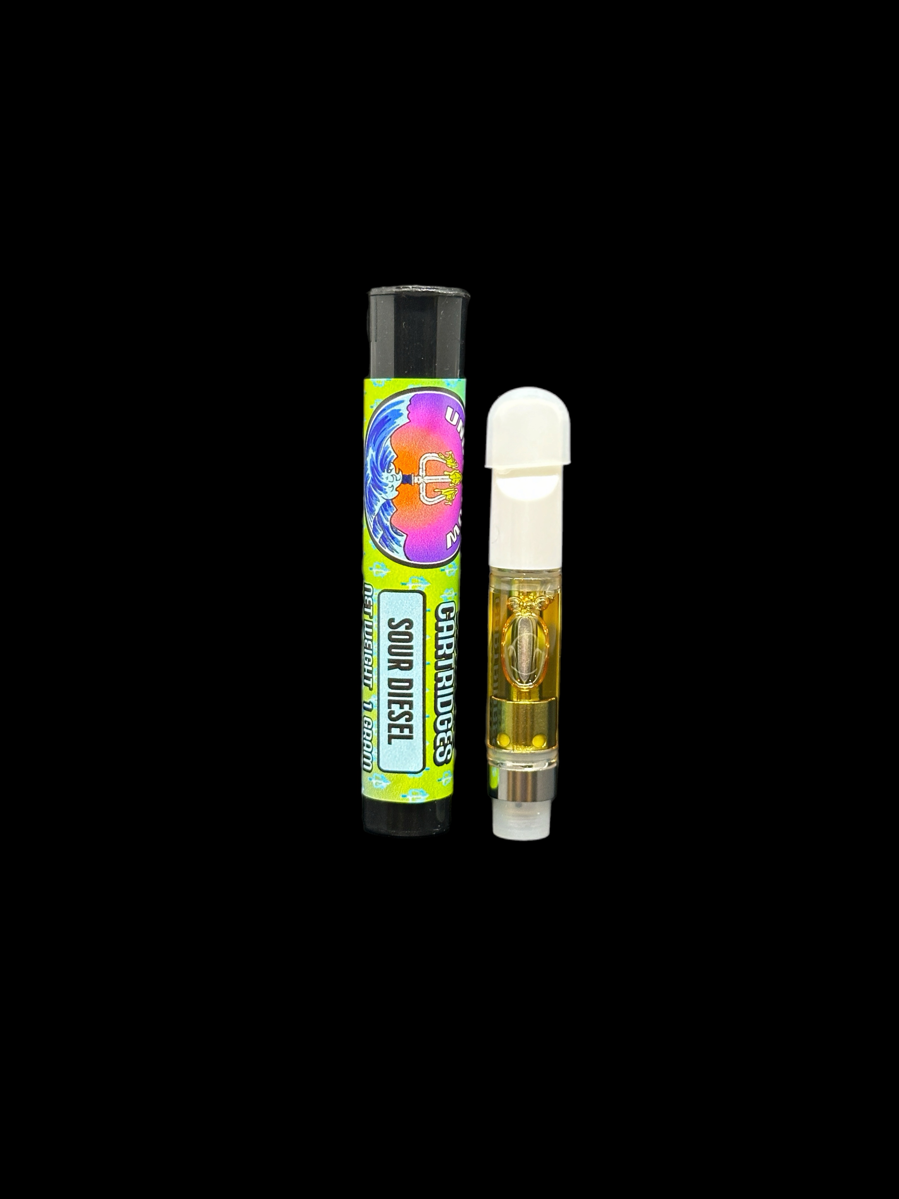 Photograph of product: Undertow Oui'd: Sour Diesel Distillate Cartridge