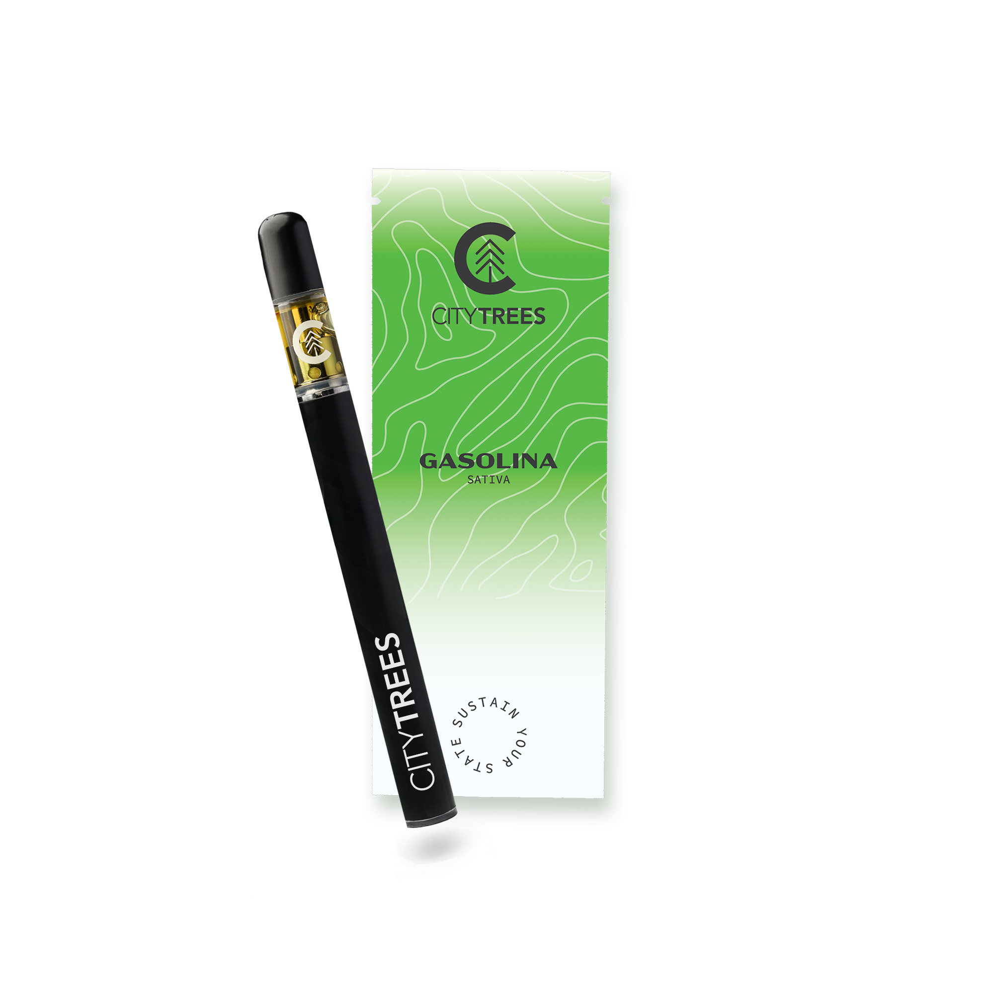 Photograph of product: City Trees Gasolina Disposable 500mg