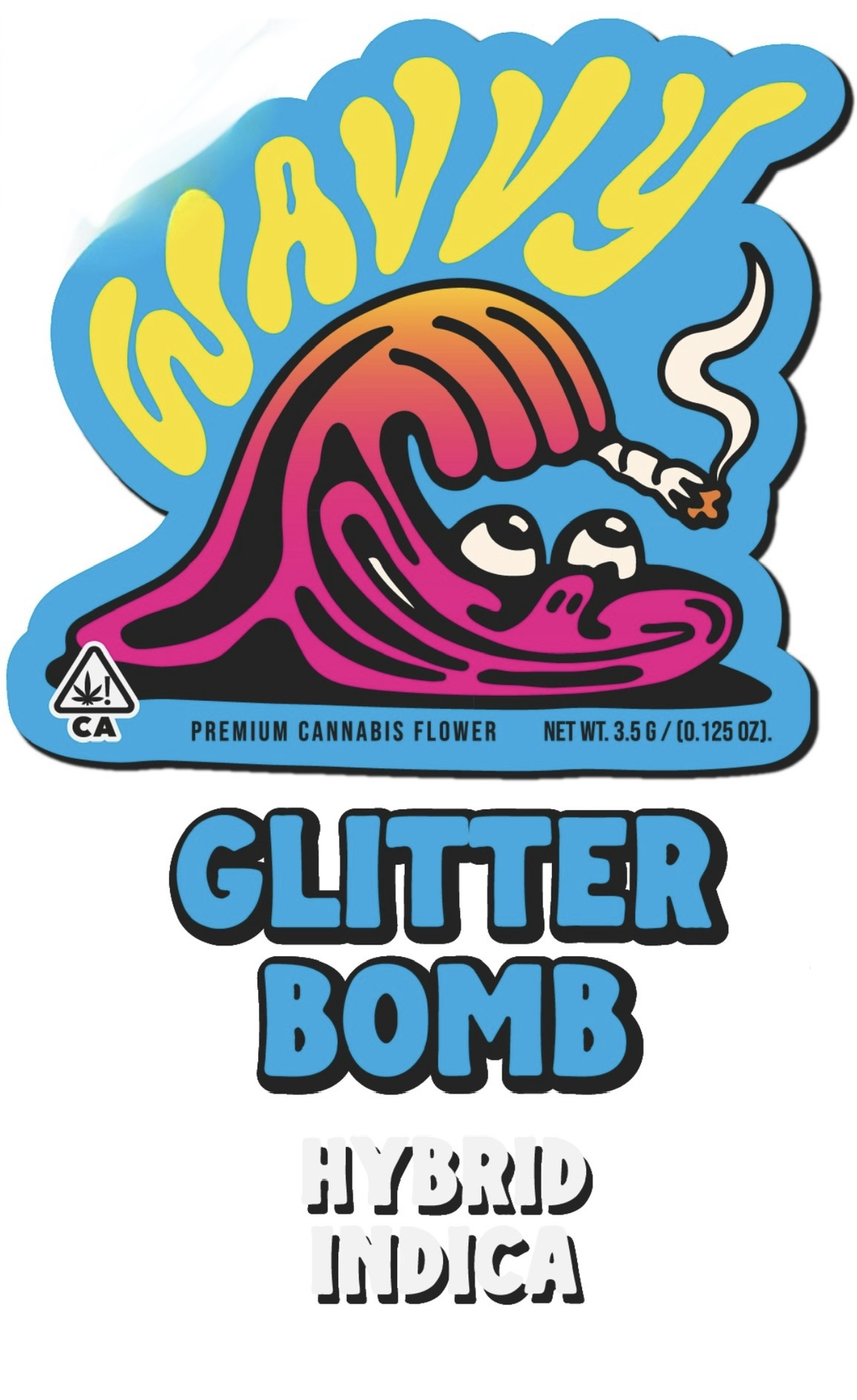 Photograph of product: GLITTER BOMB | 3.5G | HYBRID