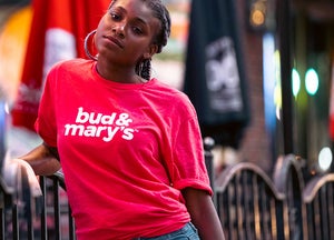 Photograph of product: Bud & Mary's | Apparel | T-Shirt Red Frost | L