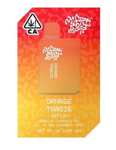 Photograph of product: Micro Bar 1g Orange Tangie Disposable