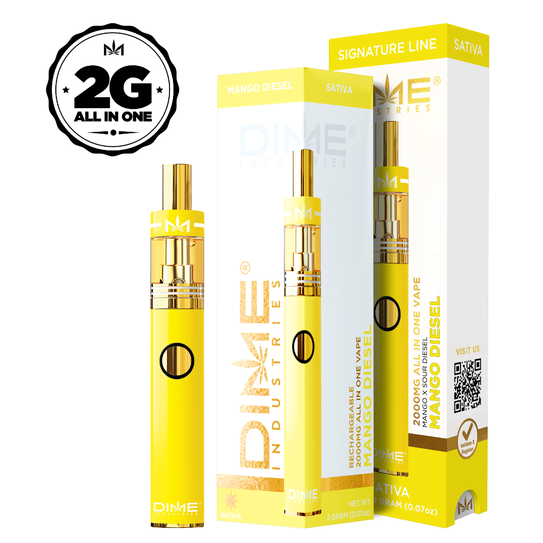 Photograph of product: Dime- Disposable Vape-Mango Diesel