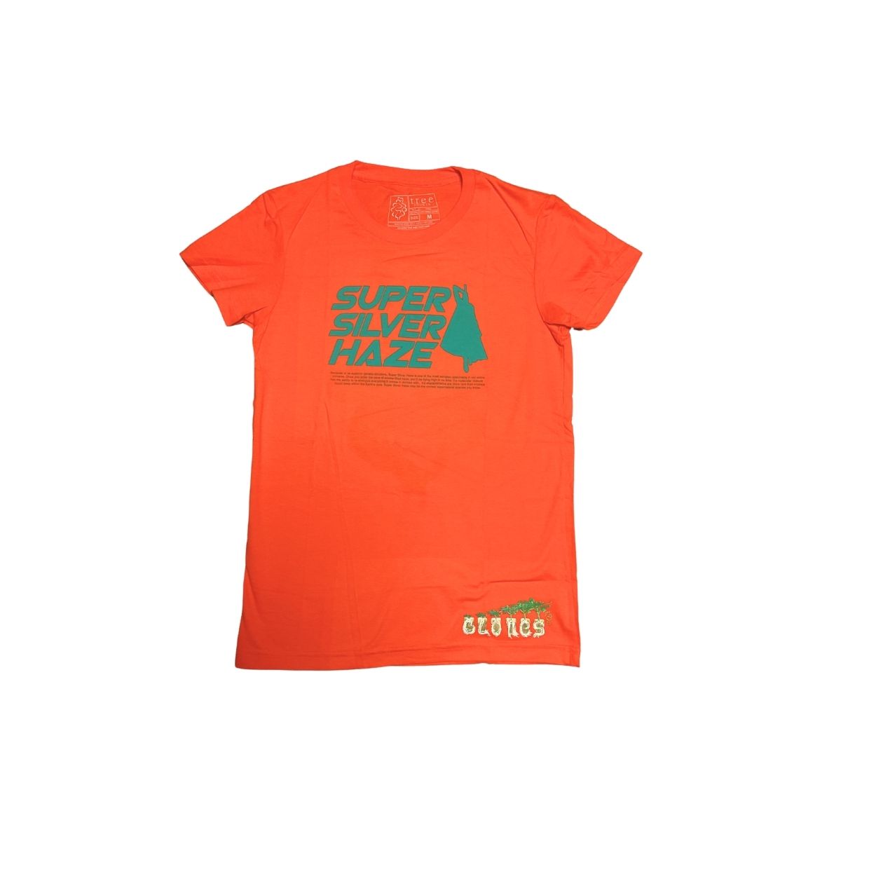 Photograph of product: Tree Shurts Super Silver Haze T-Shirt - Orange (Women's Medium)