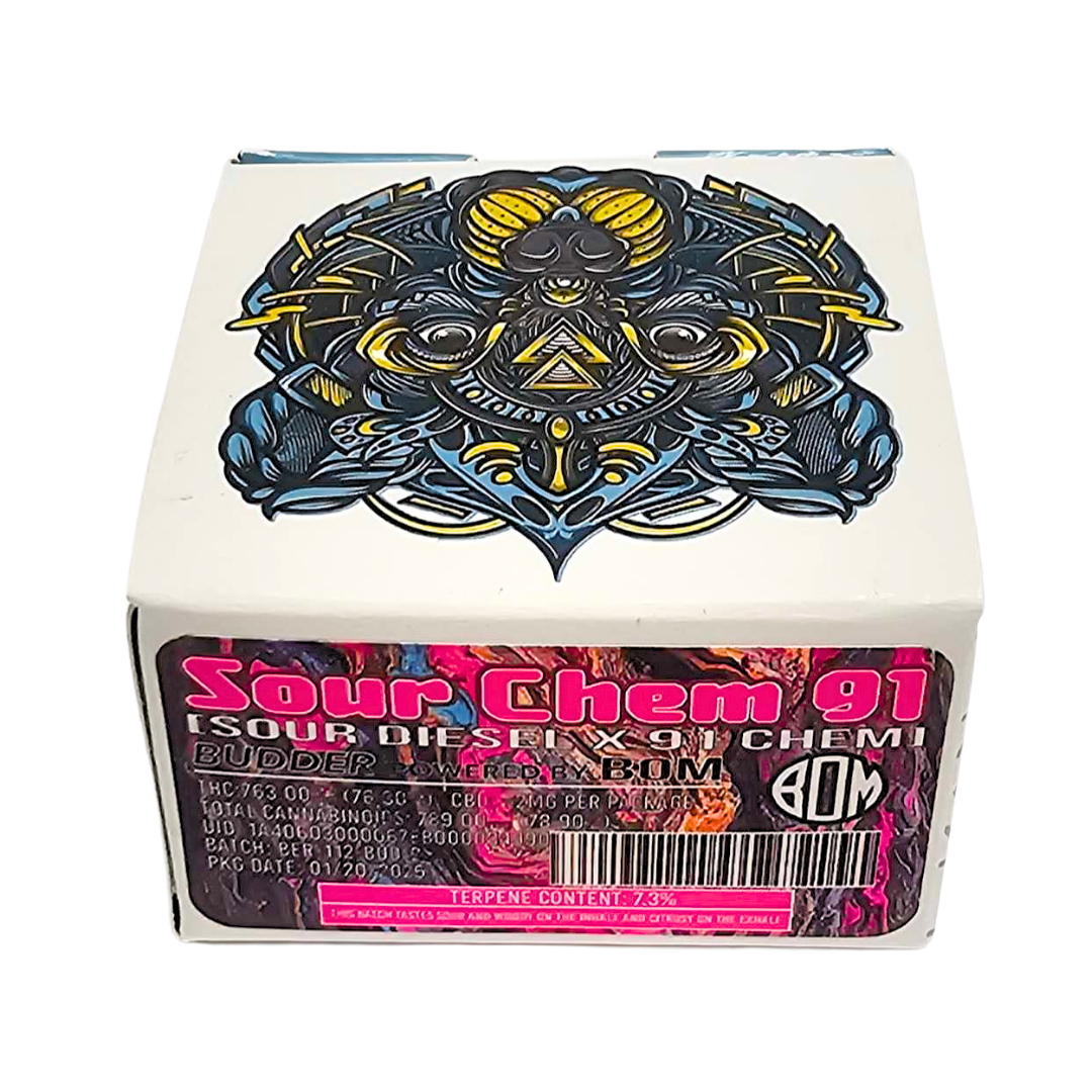 Photograph of product: SOUR CHEM 91 LIVE RESIN BUDDER