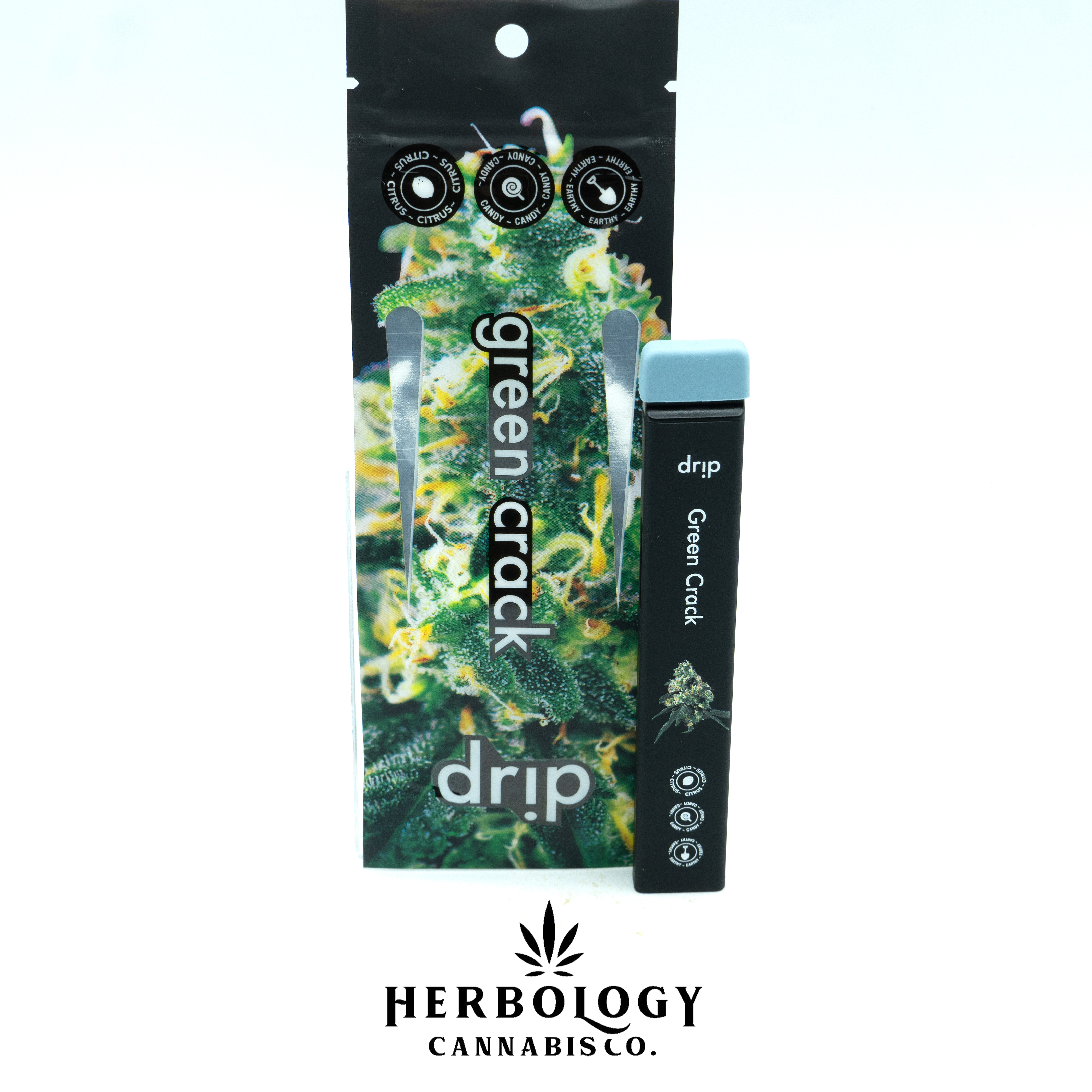 Photograph of product: Drip | All-In-One Disposable Vape | Green Crack