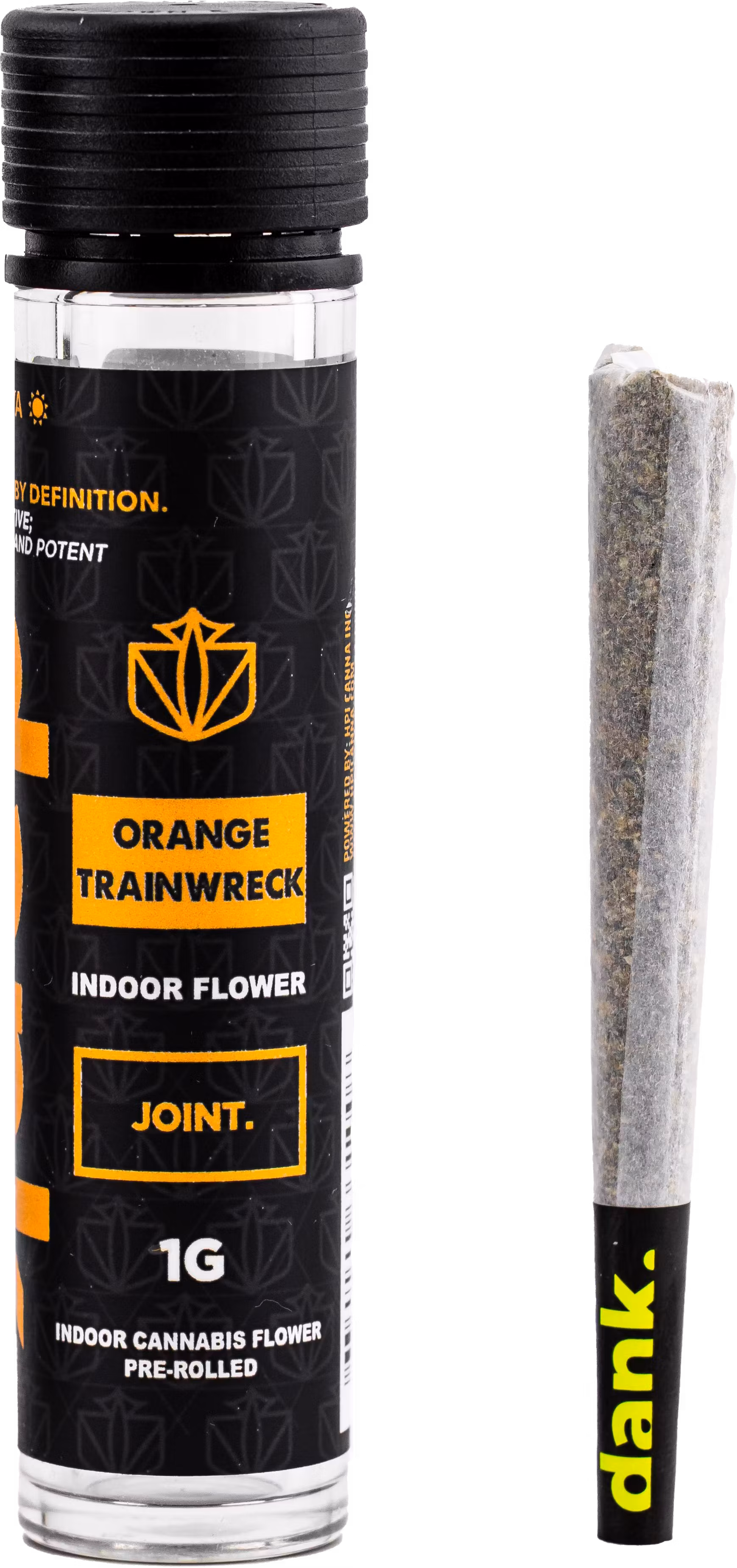 Photograph of product: DANK -  Pre-Roll - Orange Trainwreck (S)