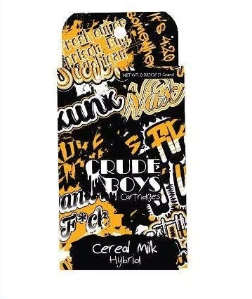 Photograph of product: Vape Cart Cereal Milk (CRUDE BOYS) | 1G