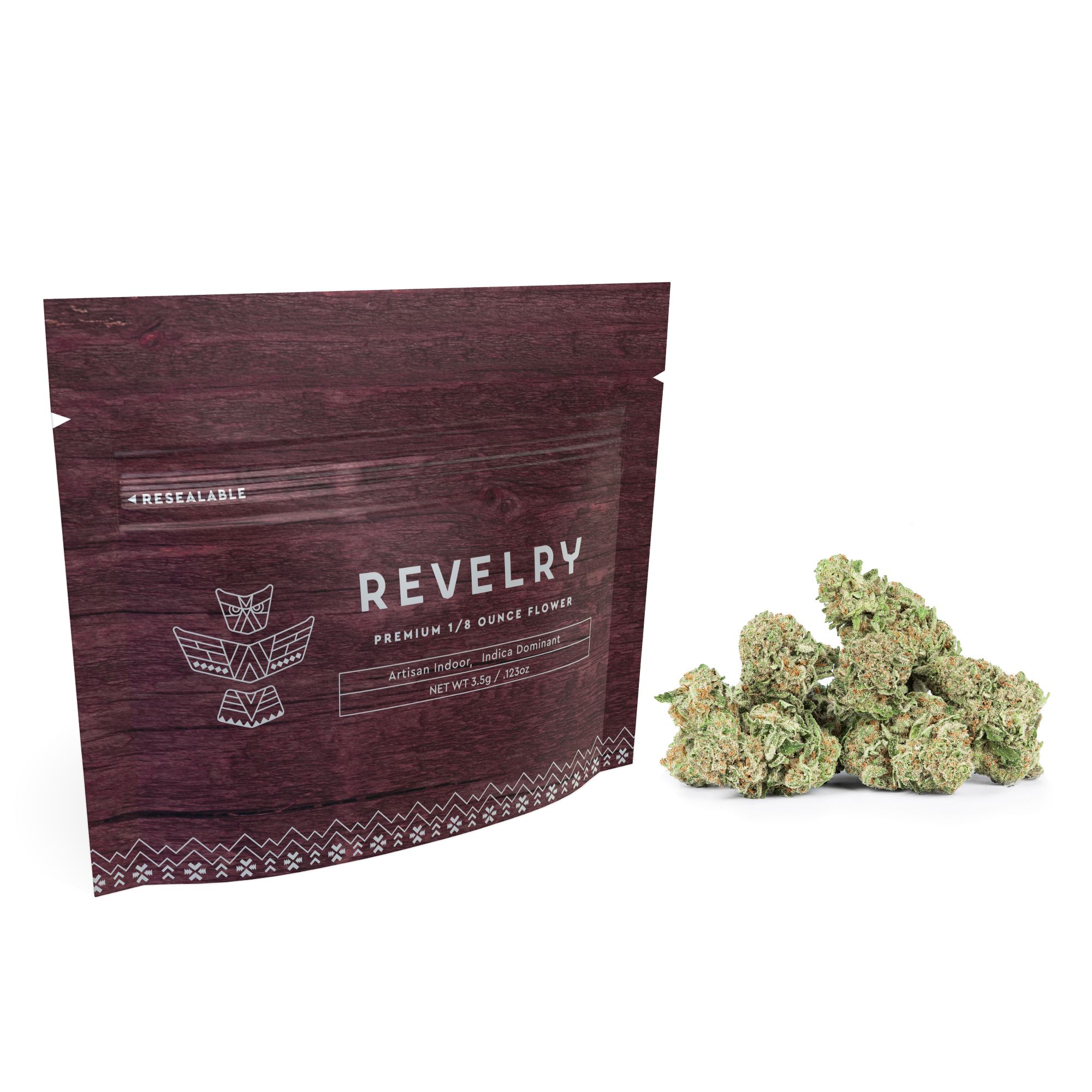 Photograph of product: Revelry | Strawberry Fields (I-H) Flower Buds | 3.5g