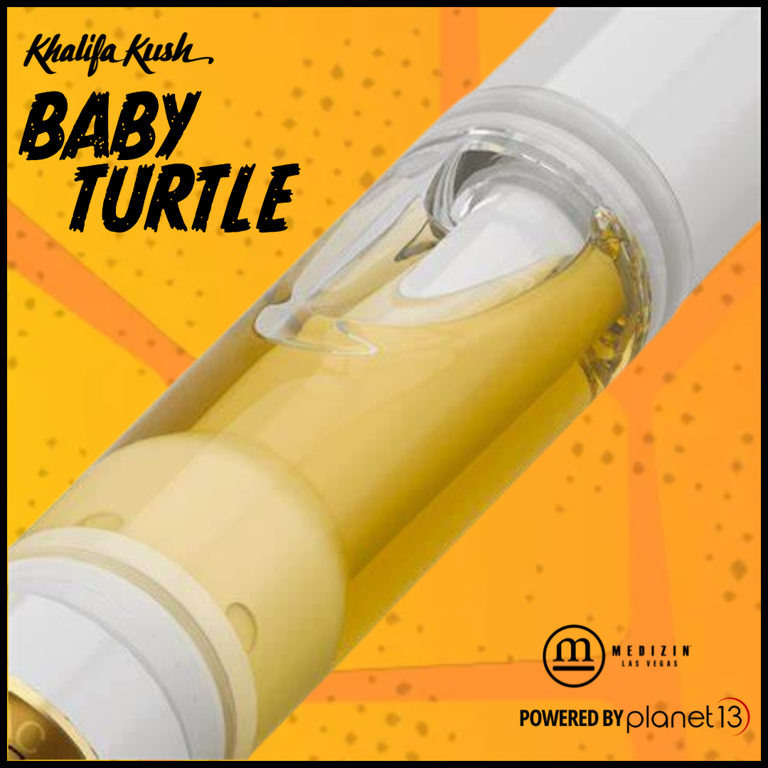 Photograph of product: Khalifa Kush Baby Turtle .5g Live Resin Vape Cartridge