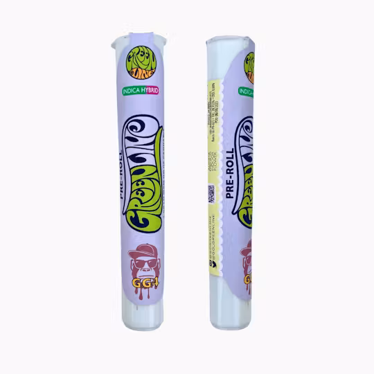 Photograph of product: 1g GG4 (Oui'd Hybrid) Indoor Pre-roll TH-oui:31% $7 or 4/$20