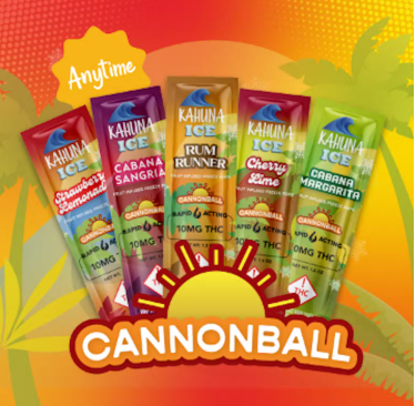 Photograph of product: E143 | Kahuna | Cannon Ball | Fruit Infused Freezer icies | 1
