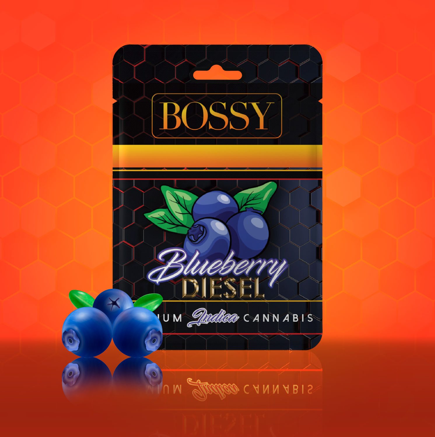 Photograph of product: Bossy | Blueberry Diesel | Cartridge