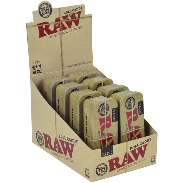 Photograph of product: RAW l Tin Pack 1 1/4 Size Cones l 8pk