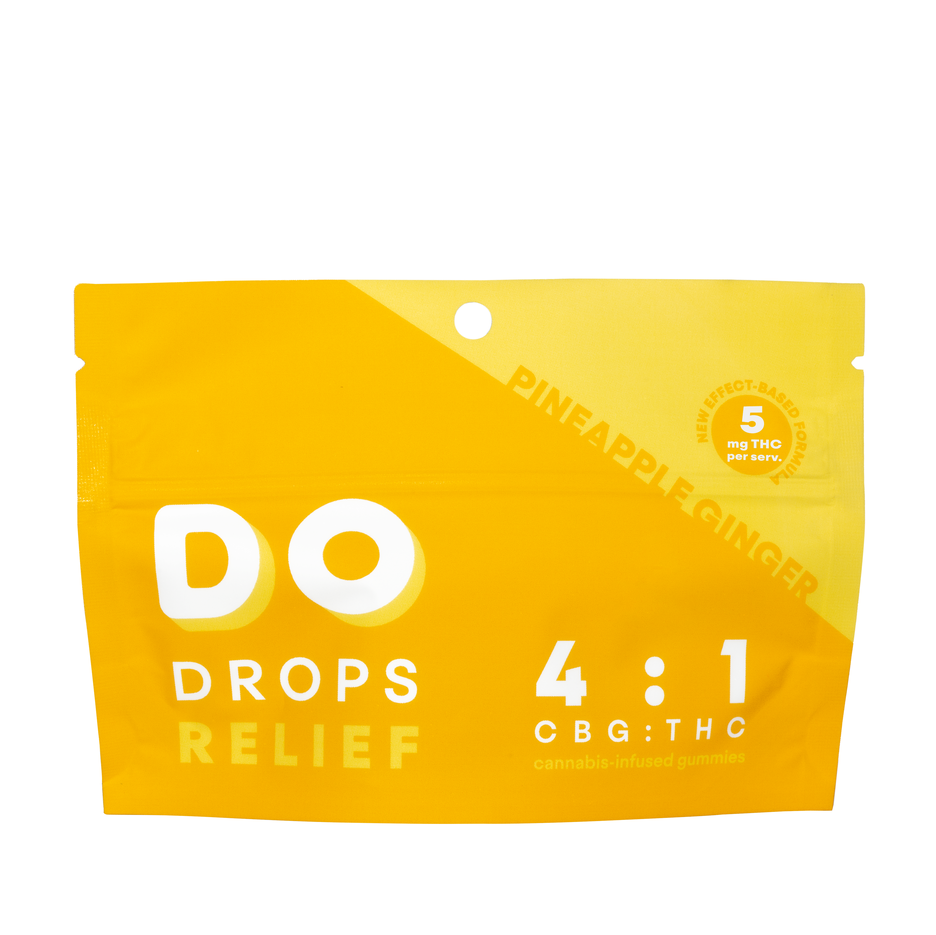 Photograph of product: Pineapple Ginger CBG:TH-oui Relief Gummies (10pk)