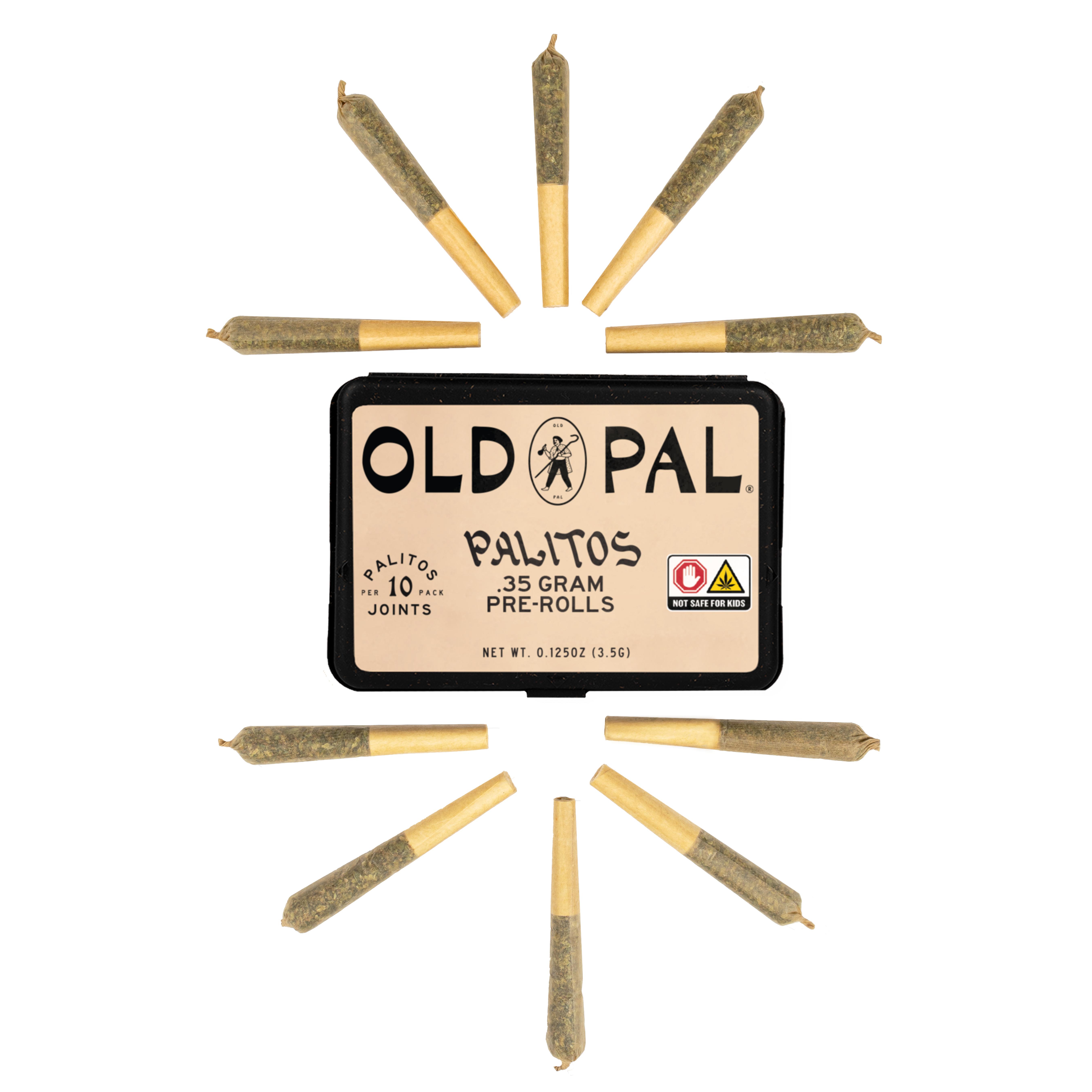 Photograph of product: Old Pal Animal Mint Cake Palitos PR (10pk) 3.5G