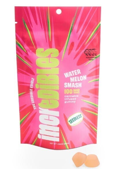 Photograph of product: Incredibles - Watermelon Gummies (1000mg)
