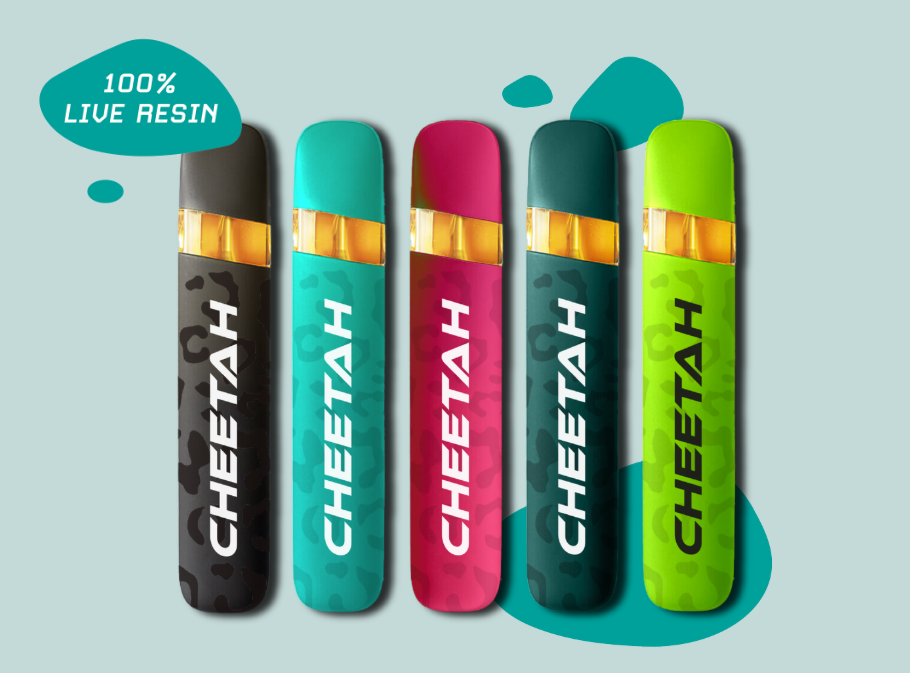 Photograph of product: Cheetah Sunset Summit (I) Live Resin AIO Disposable 1g