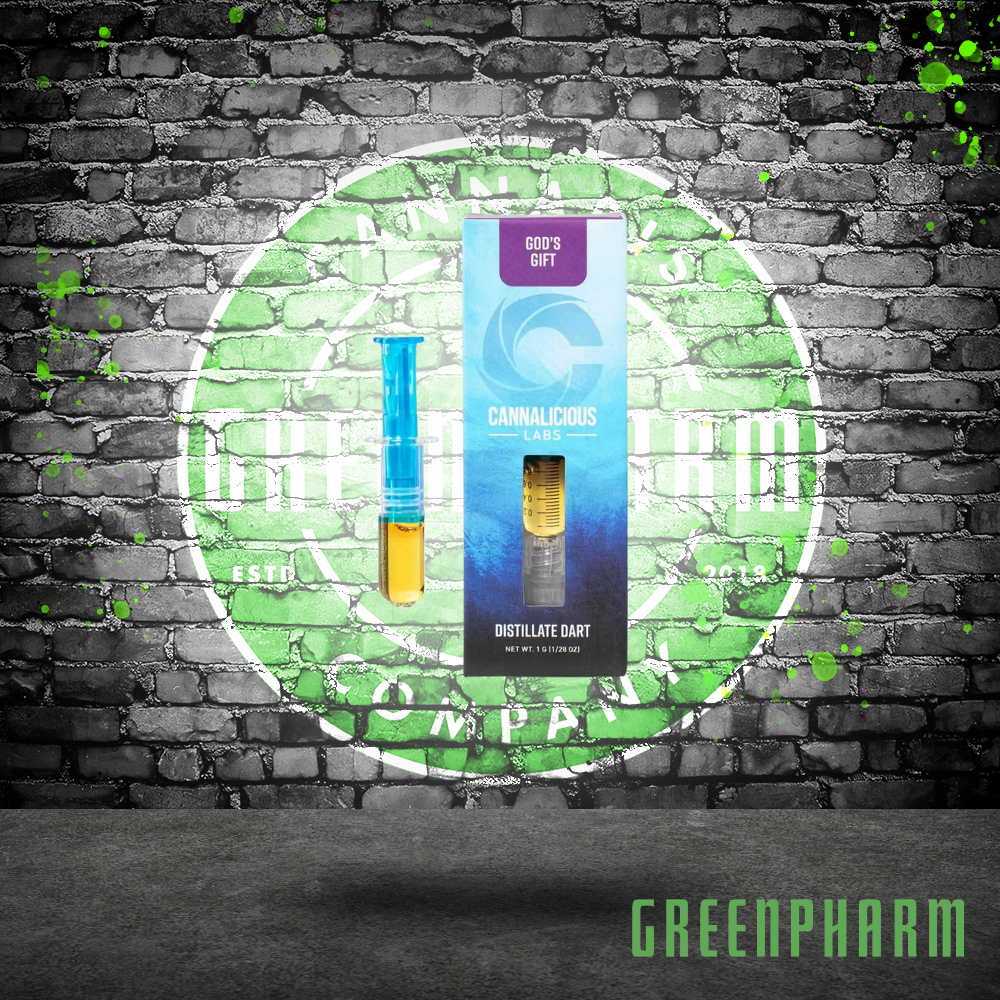 Photograph of product: Cannalicious Labs God's Gift Distillate Dart