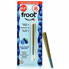 Photograph of Product: Blue Razz Dream | 1g Infused Preroll