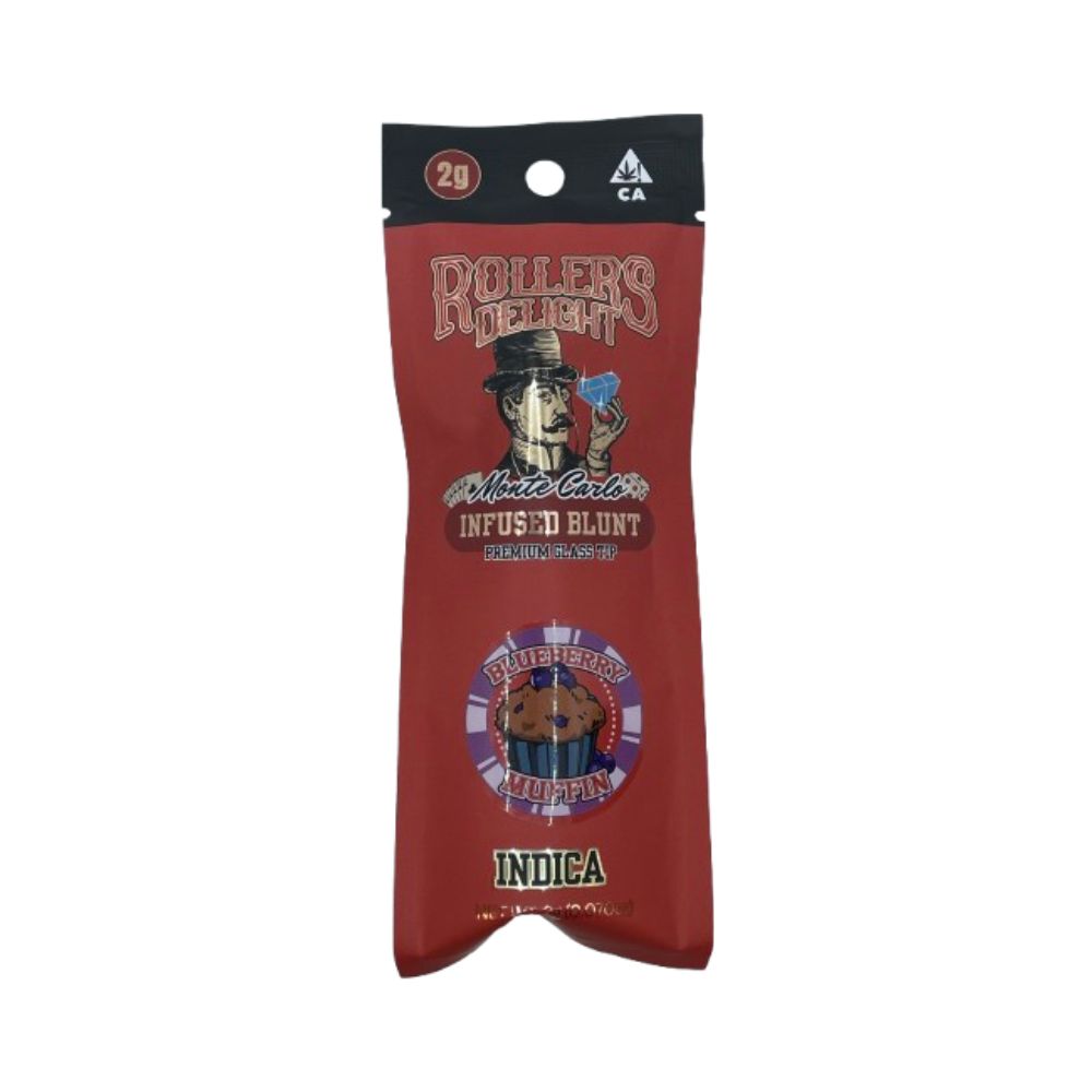 Photograph of product: BLUEBERRY MUFFIN 2G (DOUBLE INFUSED GLASS TIP BLUNT)