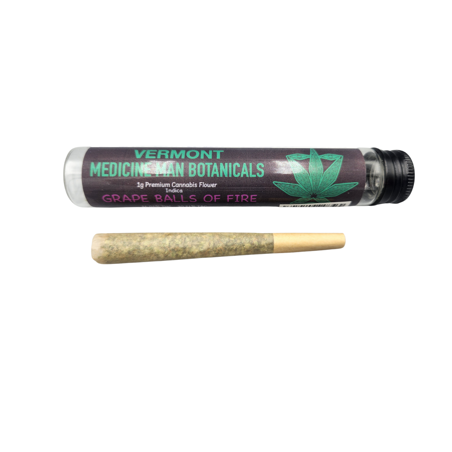 Photograph of product: Grape Balls of Fire | Pre-Roll | 1g